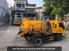 Địa chỉ hút bể phốt tại Quảng Ninh phục vụ 24/7